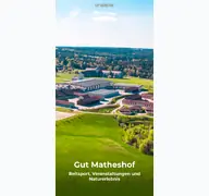 Kleine Seitenvorschau von gut-matheshof.de
