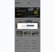Kleine Seitenvorschau von metav-shop.de
