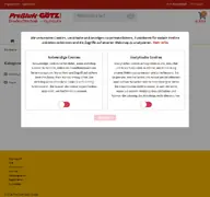 Kleine Seitenvorschau von shop.pressluft-goetz.de