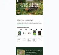 Kleine Seitenvorschau von shop.pro-igel.de