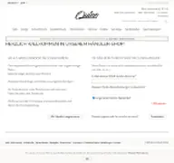 Kleine Seitenvorschau von shop.quinn.de