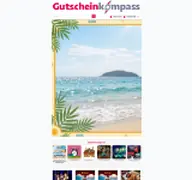 Kleine Seitenvorschau von gutscheinkompass.de