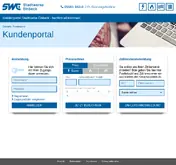 Kleine Seitenvorschau von kundenportal.stadtwerke-einbeck.de