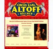 Kleine Seitenvorschau von xn--circus-karl-altoff-kllner-isc.de