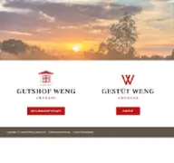 Kleine Seitenvorschau von gutshof-weng.de
