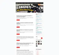 Kleine Seitenvorschau von guzzisti.de