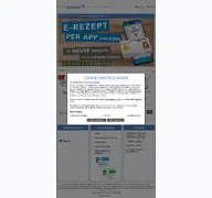 Kleine Seitenvorschau von shop.schaefers-apotheke.de