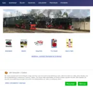 Kleine Seitenvorschau von shop.selfkantbahn.de