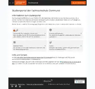Kleine Seitenvorschau von portal.fh-dortmund.de