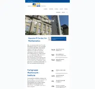 Kleine Seitenvorschau von mathematics.uni-bonn.de