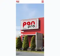 Kleine Seitenvorschau von pan-pro.de