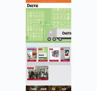 Kleine Seitenvorschau von dietz-tabak.de