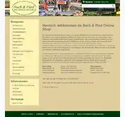 Kleine Seitenvorschau von shop.suchundfind-stuttgart.de