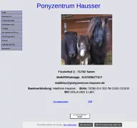Kleine Seitenvorschau von ponyzentrum-hausser.de