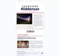Kleine Seitenvorschau von hiddenseebuehne.de