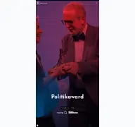 Kleine Seitenvorschau von politikaward.de