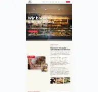 Kleine Seitenvorschau von baeckerei-schwabe.de