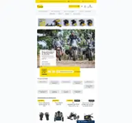Kleine Seitenvorschau von shop.touratech.de