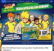 Kleine Seitenvorschau von teufelskicker.wm-tippspiel.de