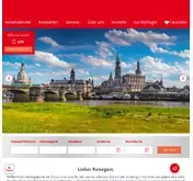 Kleine Seitenvorschau von vagabund-reisen.de