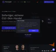 Kleine Seitenvorschau von tradeit.gg