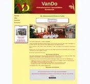 Kleine Seitenvorschau von vando-restaurant.de