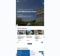 Kleine Seitenvorschau von maerkischer-kreis.de