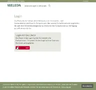 Kleine Seitenvorschau von fachportal.weleda.de