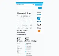 Kleine Seitenvorschau von meineoeffnungszeiten.de