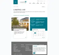 Kleine Seitenvorschau von live.thueringer-landtag.de