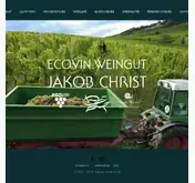 Kleine Seitenvorschau von weingut-jakob-christ.de