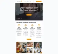 Kleine Seitenvorschau von haare-spenden.de
