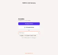 Kleine Seitenvorschau von account.purpleleafshop.de