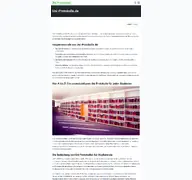 Kleine Seitenvorschau von uni-protokolle.de