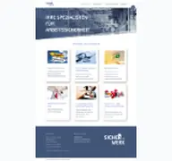 Kleine Seitenvorschau von sicher-am-werk.de