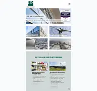Kleine Seitenvorschau von dr-peters.de