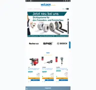 Kleine Seitenvorschau von holder-online.de