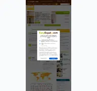 Kleine Seitenvorschau von easyexpat.com