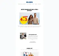 Kleine Seitenvorschau von blues-fashion.de