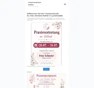 Kleine Seitenvorschau von gyn-luckenwalde.de
