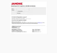 Kleine Seitenvorschau von haendler.janome.de