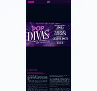 Kleine Seitenvorschau von popdivas.de