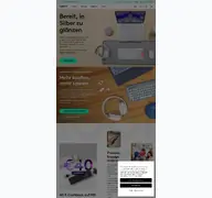 Kleine Seitenvorschau von logitech.biz
