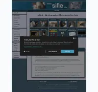 Kleine Seitenvorschau von sifle.de