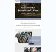 Kleine Seitenvorschau von hahner-zweirad.de