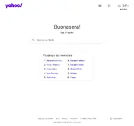 Kleine Seitenvorschau von yahoo.it