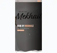Kleine Seitenvorschau von hairbymekhail.de