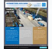 Kleine Seitenvorschau von hafen-aken.de