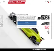 Kleine Seitenvorschau von signcom.de