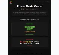 Kleine Seitenvorschau von power-beats.de